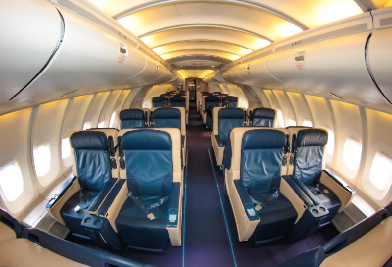Boeing 747-400 салон