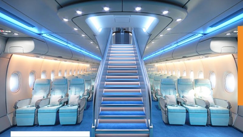 Airbus a380 внутри