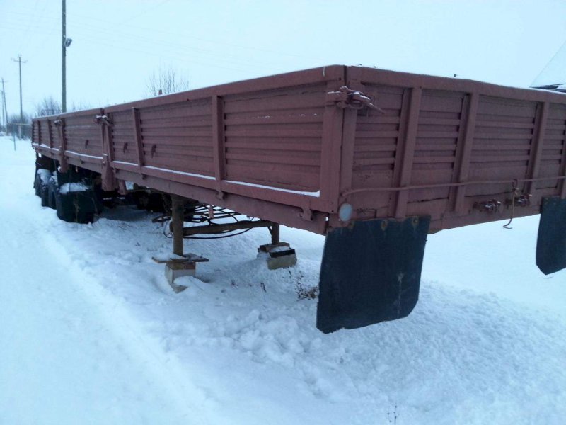 Полуприцеп бортово СЗАП 9370