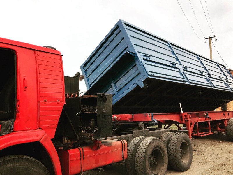 ОДАЗ 9370 самосвал полуприцеп