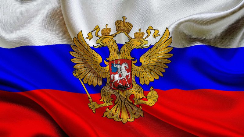 Флаг России, Триколор с гербом