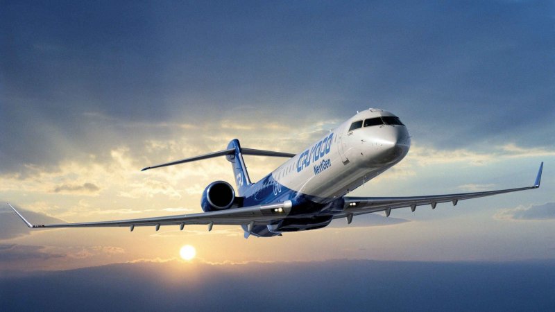 Bombardier самолет Гражданская Авиация