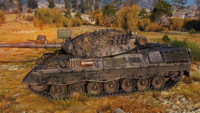 Блицлихт на танк Leopard 1
