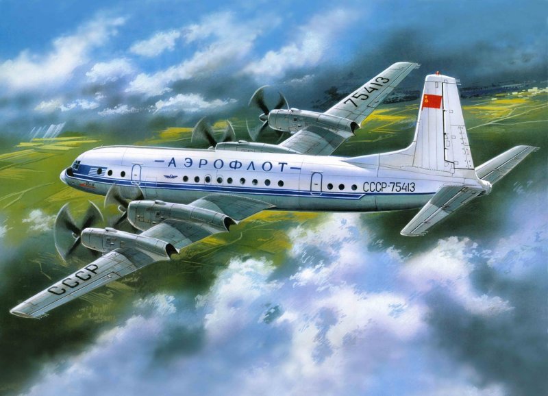 Самолет ил-18в, Аэрофлот (СССР).