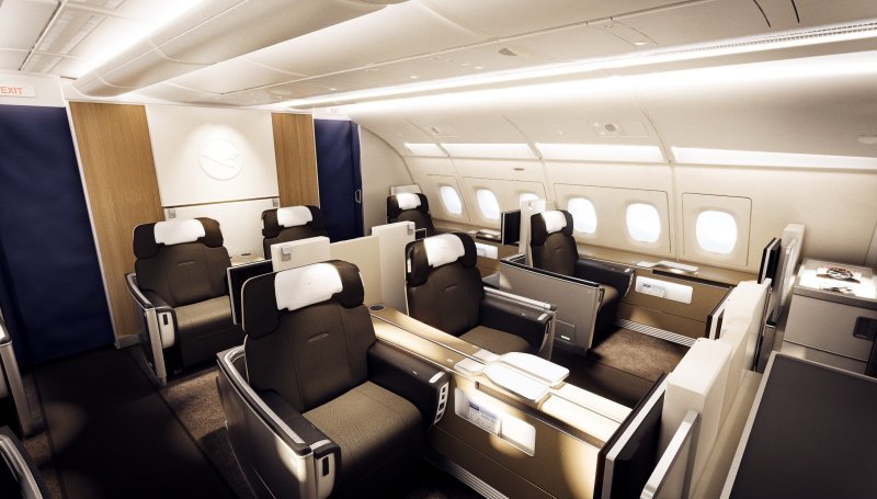 Airbus a380 салон первого класса