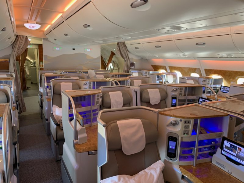 Первый класс Эмирейтс а380