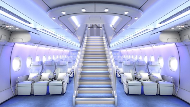 Airbus a380 внутри