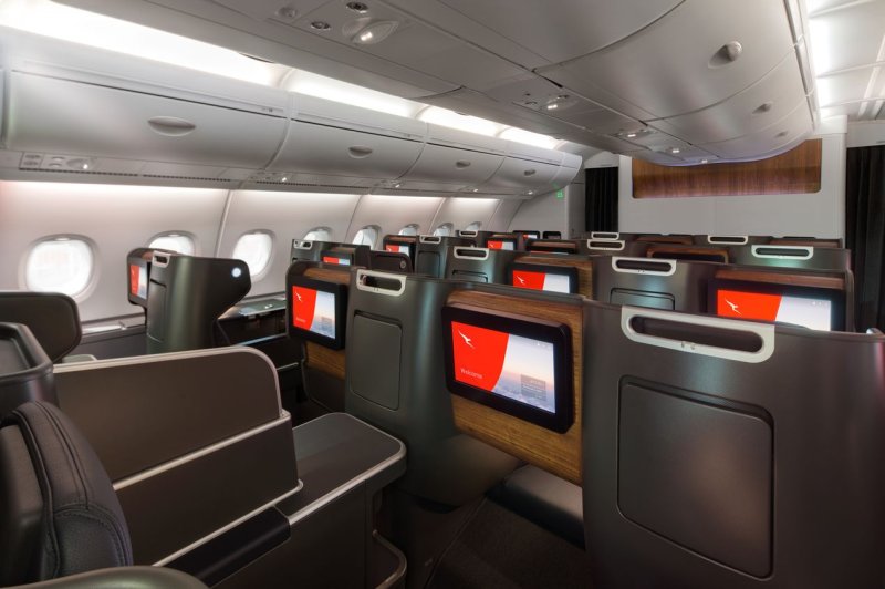 Airbus a380 салон бизнес