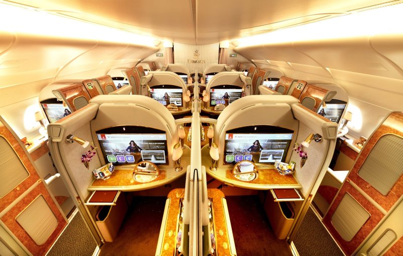 Airbus a380 внутри
