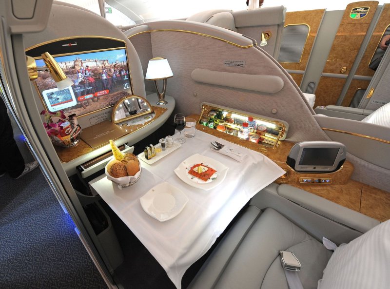 Аэробус а380 Эмирейтс бизнес класс