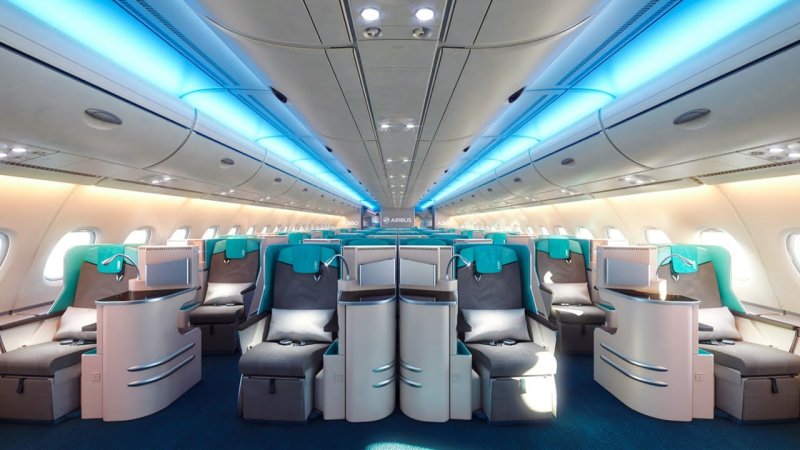 Airbus a380 внутри