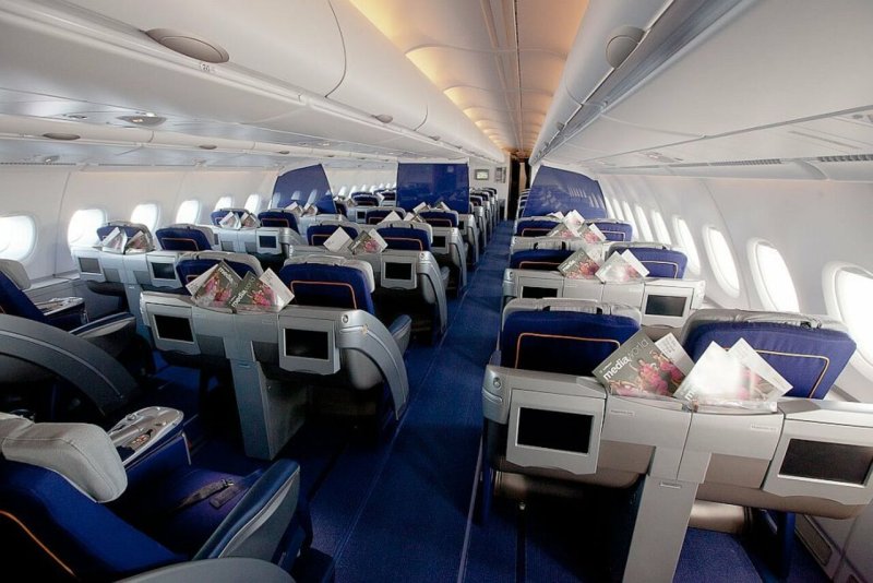 Airbus a380 внутри