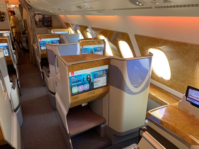 Аэробус а380 Эмирейтс салон
