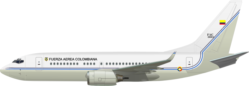 Самолет вид с боку