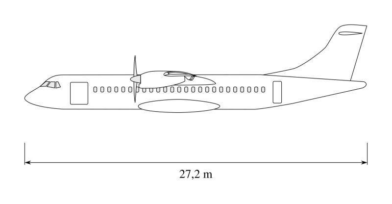 ATR 72 чертеж