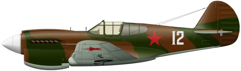 Советский бомбардировщик второй мировой войны сбоку