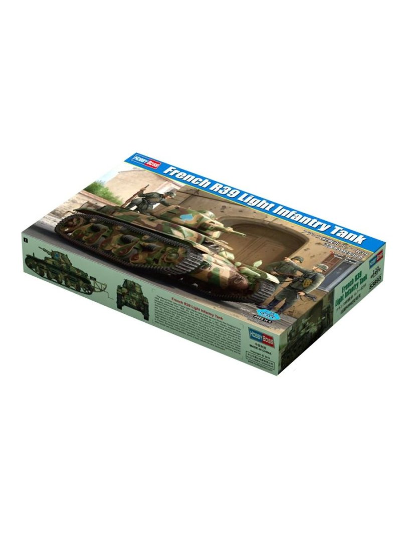 Сборная модель HOBBYBOSS French r39 Light Infantry Tank (83893) 1:35