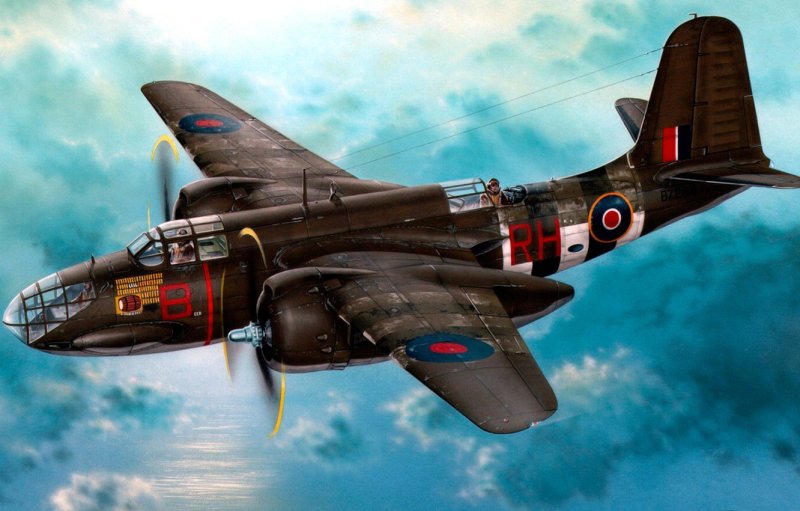 Douglas a-20 Havoc бомбардировщики второй мировой войны