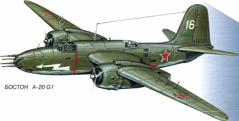 Самолет а-20 Бостон