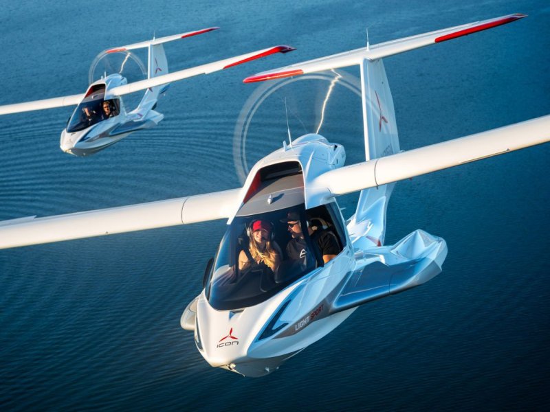 Самолет амфибия icon a5