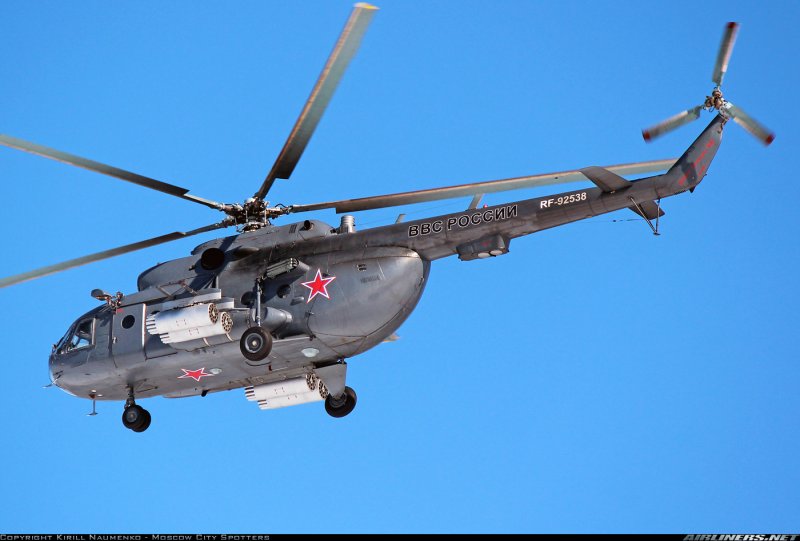 Антенны вертолета ми-8