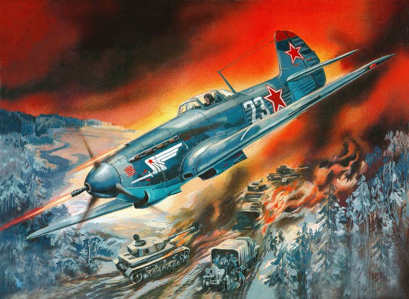 Як-9 истребитель ВОВ