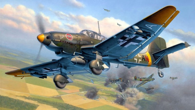 Пикирующий бомбардировщик Junkers ju 87