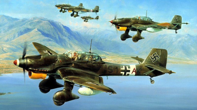 Пикирующий бомбардировщик Junkers ju 87