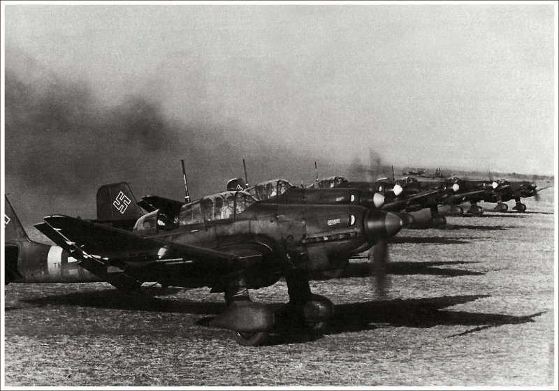 Пикирующий бомбардировщик Junkers ju 87