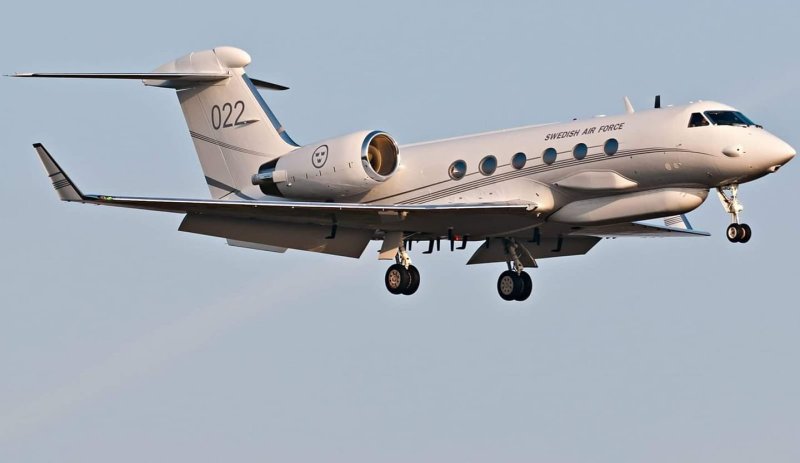 Gulfstream IV S-102b Швеции