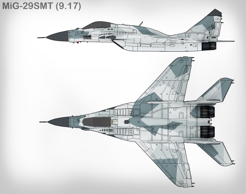 Самолет миг-29смт