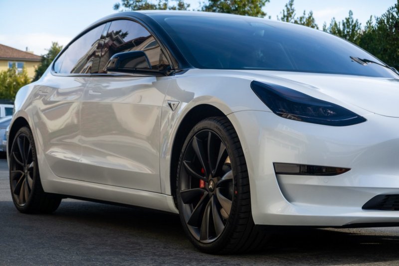 Tesla model 3 White