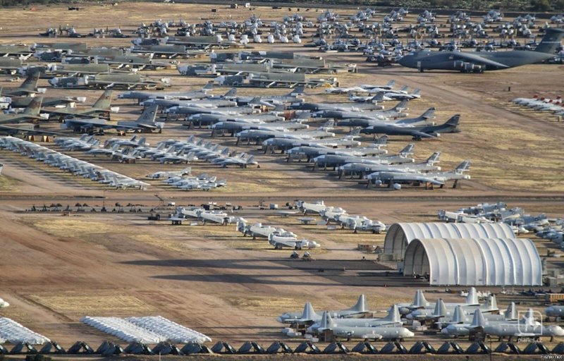 ВВС США кладбище самолетов