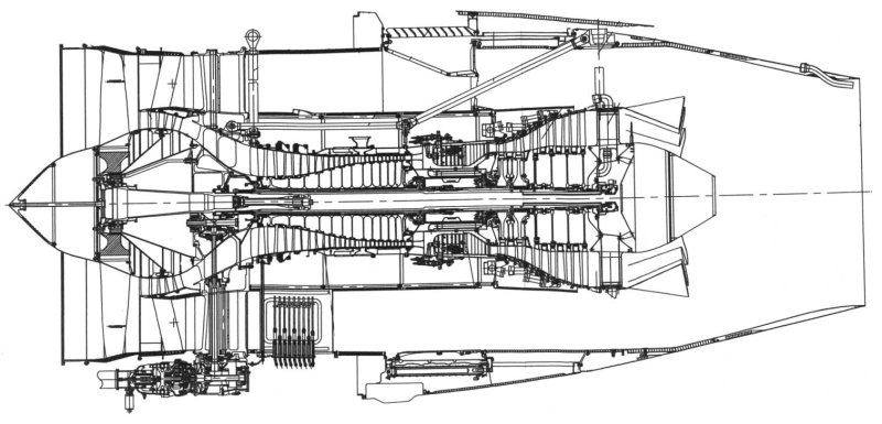 Авиационный двигатель ПС-90а