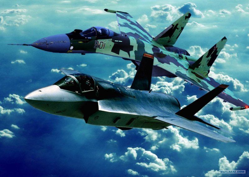 Су-27 и б-52