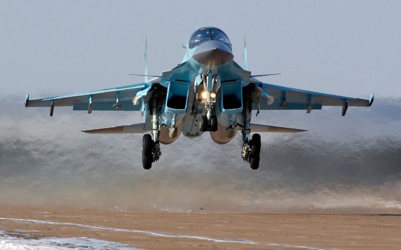 Су-34 на взлете