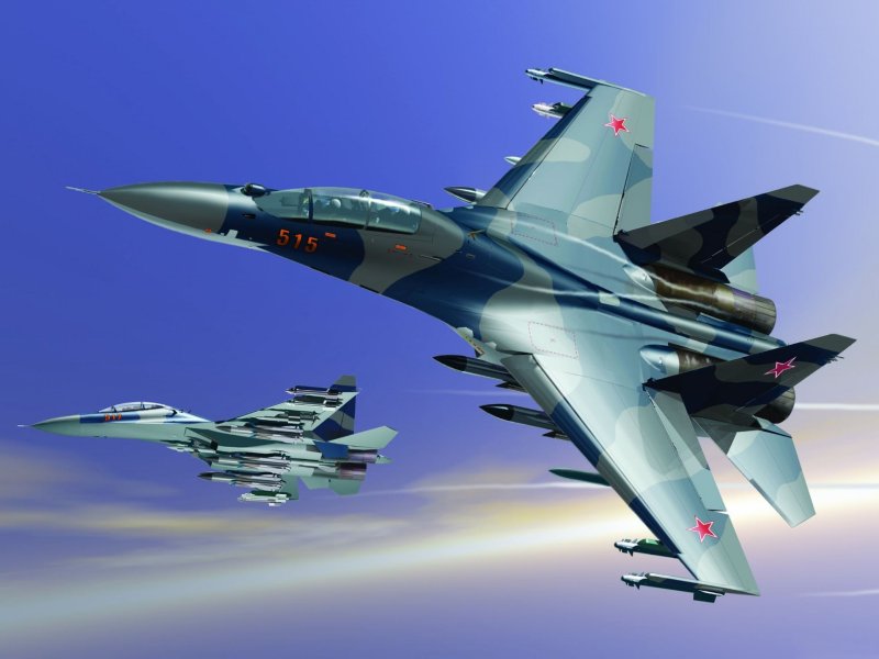 Су-30 двухдвигательный реактивный самолёт