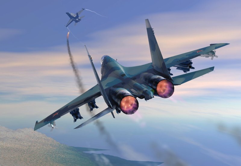 Су-35 двухдвигательный реактивный самолёт