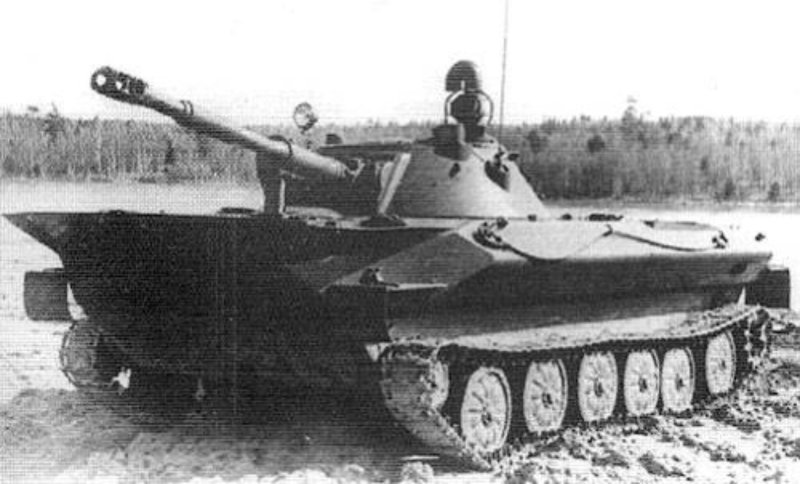 Плавающий танк СССР пт-76
