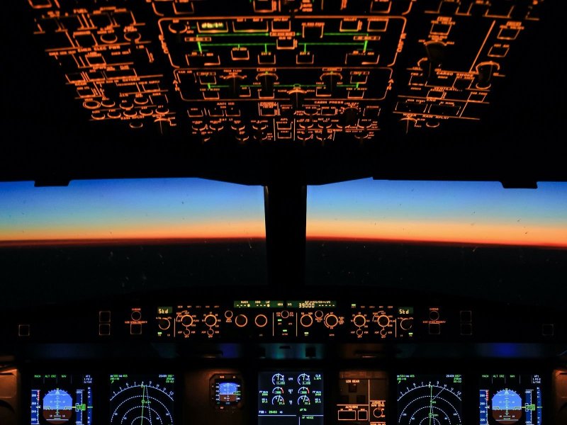 Airbus a320 кабина