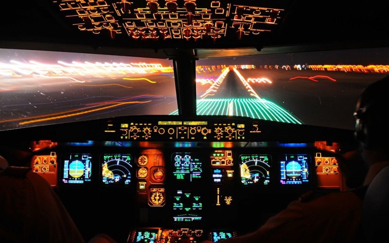 Airbus a320 кабина