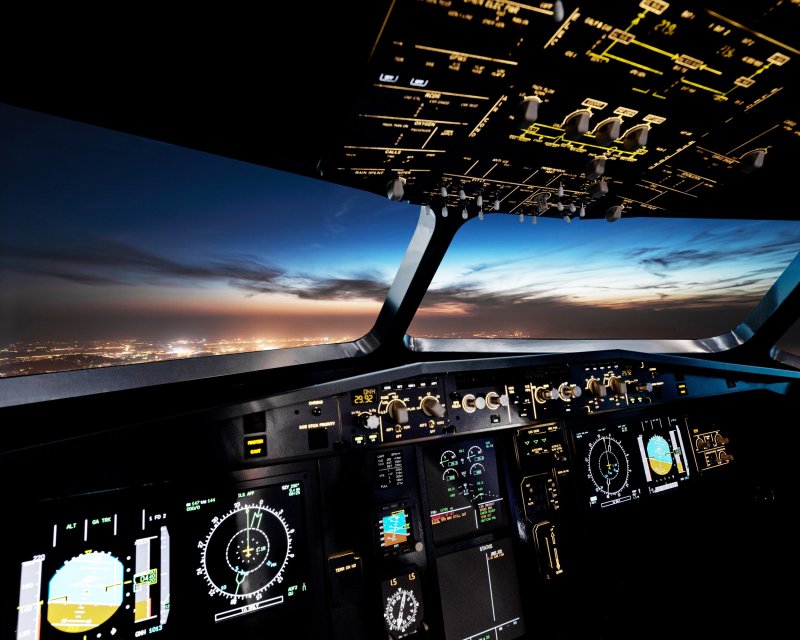 Боинг 737 Max кабина