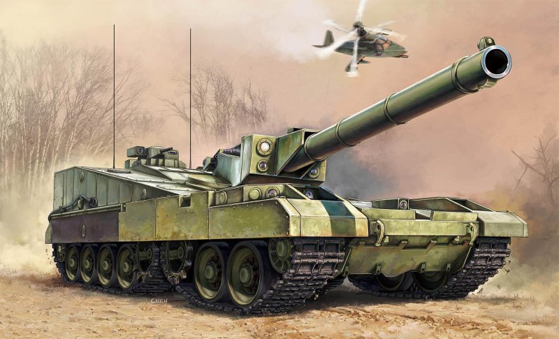 09598 Trumpeter 1/35 объект 490b