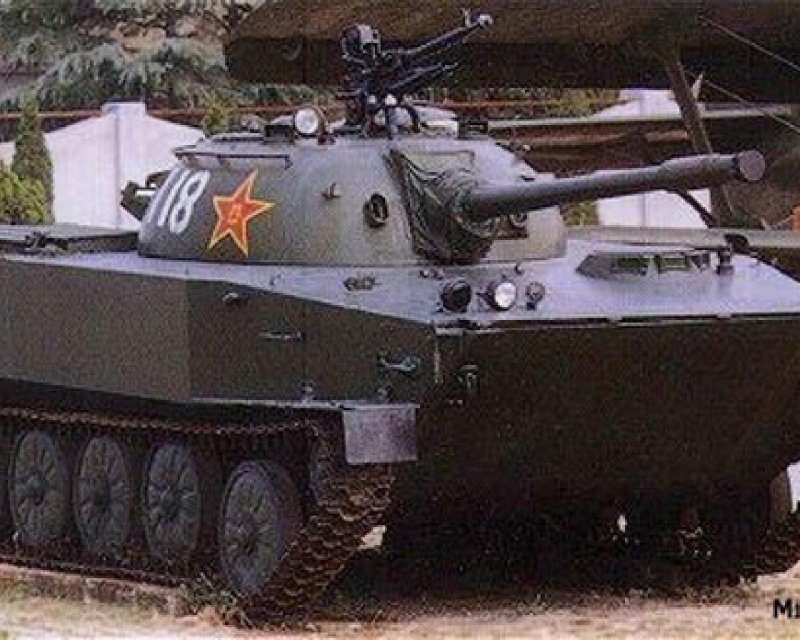Китайский плавающий танк Тип 63