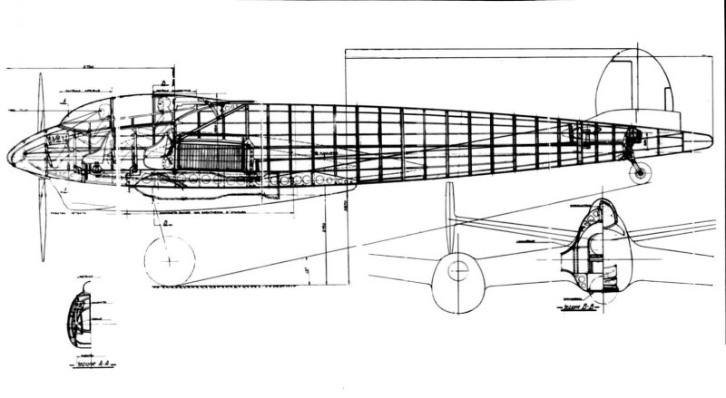 Самолет Caproni CA.204