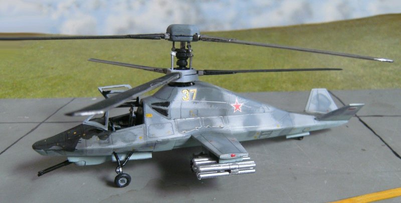 Вертолёт ка-58 чёрный призрак