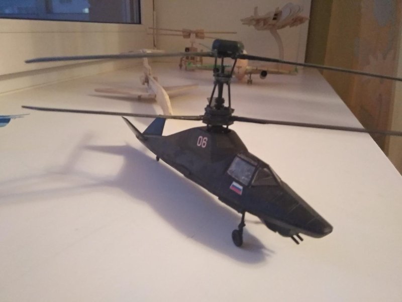 Вертолёт ка-58 чёрный призрак