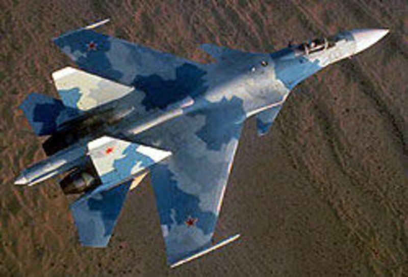 Су 37 вид снизу