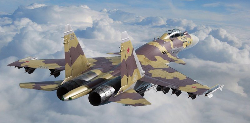 Многоцелевой истребитель Су-37