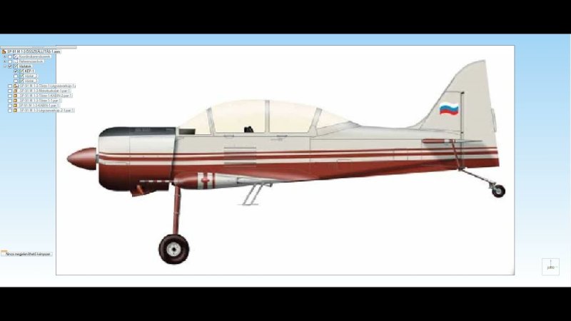 Самолет пилотажный СП-55м
